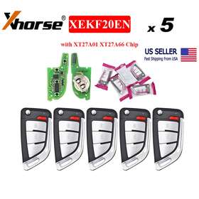 Xekf20en Xhorse Super Remote Key Knife Flip 4 Button Built-in Chip For Max