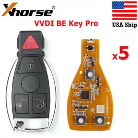 Xnbzt1gl Xhorse 10 X Vvdi Be Key Pro Smart 4 Buttons For Benz Xnbzt1gl Xhorse 10 X Vvdi Be Key Pro Smart 4 Buttons For Benz