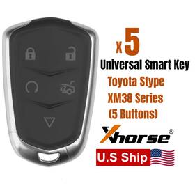 Xscd01en Xhorse 5x Universal Smart Key Xm38 Series Toy.t 5 Buttons For Vvdi Max