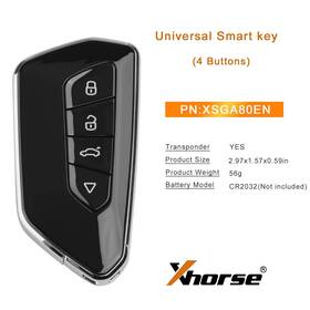 Xsga80en Xhorse 1pc X Xm38 Series Universal Smart Key