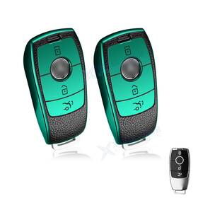 Fo144gr Xotic Tech #fo144gr 2pcs Leather Smooth Tpu Remote Key Fob 360 Protection For Mercedes E S Class Fo144gr Xotic Tech #fo144gr 2pcs Leather Smooth Tpu Remote Key Fob 360 Protection For Mercedes E S Class