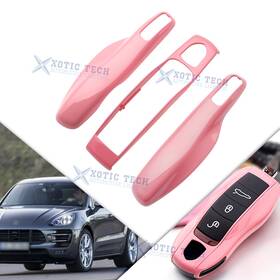 Xotic Tech #fo148pk Pink Hard Shell Remote Control Key Protector For Porsche 911 Macan 2014
