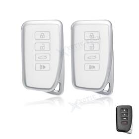 Fo158w Xotic Tech #fo158w 2 2x White Tpu Leather Remote Entry Key Fob Cover Holder For Lexus Ex Rx Nx Gs Is Fo158w Xotic Tech #fo158w 2 2x White Tpu Leather Remote Entry Key Fob Cover Holder For Lexus Ex Rx Nx Gs Is