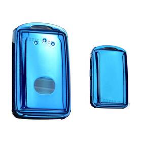 Fo173b Xotic Tech #fo173b Blue Soft Tpu Full Seal Remote Control Key Holder Shell For Mazda 3 6 Cx-30