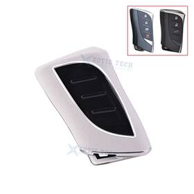 Fo179lw Xotic Tech #fo179lw White Tpu With Leather Style Full Protect Remote Key Fob Cover For Lexus Es350