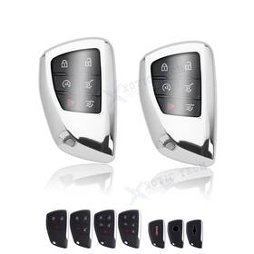 Fo181s Xotic Tech #fo181s 2 2pcs Silver Tpu Key Fob Protector Case For Chevrolet Colorado Silverado Tahoe