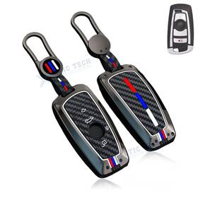 Fo271bk Xotic Tech #fo271bk Gray Heavy Duty Key Fob Case Protector Keychain For Bmw 1 3 4 5 6 7 Series X3 X4