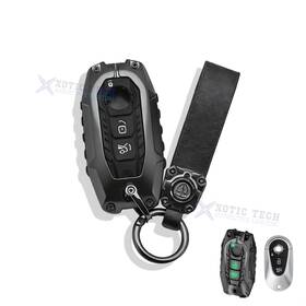 Fo302bk Xotic Tech #fo302bk Gunmetal Mech Luminous Smart Key Fob Shell Chain For Benz C E S Cle Glc Eqe Eqs