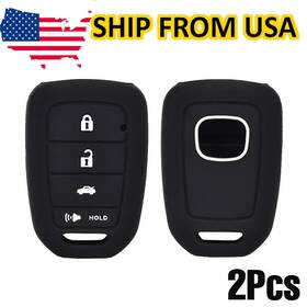 10140247ebus-2 Xukey For Honda Accord Civic 13-18 4btn Smart Key Fob Silicone Remote Case Skin Cover