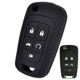 10140824ebus Xukey For Chevrolet Cruze Buick Gm 5 Buttons Silicone Flip Key Cover Case Remote Fob