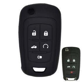 Xukey 10140824efus 5 Button Silicone Key Fob Cover Remote Protector For Chevrolet Cruze Camaro