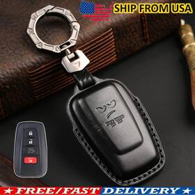 Xukey 15u03313efkyn 4 Button Key Fob Ring Chain Cover Protector Case Fit Toyota Rav4 Corolla Camry