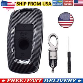 1f709147ebus Xukey Carbon Fiber Remote Key Fob Cover For Bmw M2 F87 M3 F80 M4 F82 F83 1 3 4 5 6 7