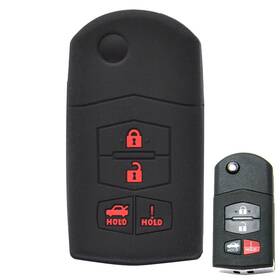 1h003125ebus Xukey Car Silicone Key Fob Case Cover Remote Sleeve For Mazda 3 6 Mx5 Mx-5 Miata