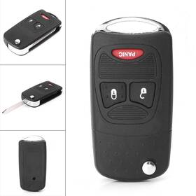 Yfoutlet 550743886138 3-button Flip Folding Remote Key Shell Case For Jeep Patriot 2007-2010 2008 2009