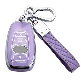 Yuebutor-sub2023 Yuebutor Key Fob Cover Case Compatible With Subaru Forester Outback Ascent Crosstrek Brz