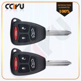 Ht692427aa-18 Zagale 2 For Jeep Grand Cherokee Dodge Charger 2005-2007 Remote Key Shell Case Fob