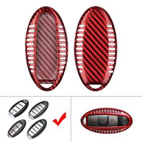 Zdl-kabusikikaisya1989us 770000680174 Remote Key Shell Cover Case Auto Carbon Fiber Car For Infiniti Q50 Q60 Q70 Qx56