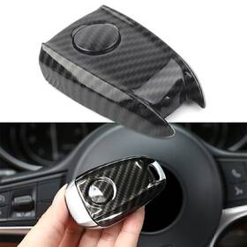 Zdl-kabusikikaisya1989usa 612049402518 Key Fob Remote Cover Case Fit Alfa Romeo Giulia Stelvio 2017-2020 Carbon Fiber