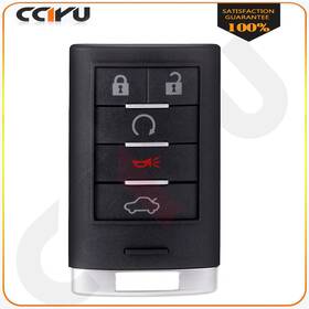 Z05724502g Zegale For Cadillac Cts Sts 2008 2009 2010 2011 2012 2013 Remote Key Shell Case Fob