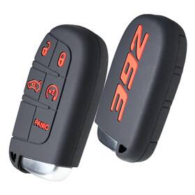 A0105266-5-b2 Zorratin 392 Silicone Key Fob Cover For Dodge Jeep Chrysler Keyless 5 Buttons