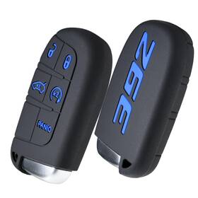 A0105266-5-b3 Zorratin 392 Silicone Key Fob Cover For Dodge Jeep Chrysler Keyless 5 Buttons