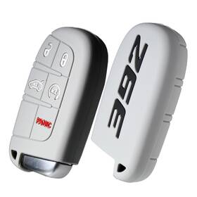A0105266-5-g Zorratin 392 Silicone Key Fob Cover For Dodge Jeep Chrysler Keyless 5 Buttons