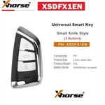 Xhorse XSDFX1EN Universal Smart Key 3 Buttons Small Knife Style For Vvdi Max. Fixed Price $24.95.