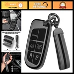 Jeep Fob Cover Accessories - Matte Tpu With Cute Leather Keychain Fits Gra. Fixed Price $25.99.