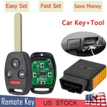 For 2006 2007 2008 2009 2010 2011 Honda Civic Programming Keyless Remote Fob. Fixed Price $77.99.