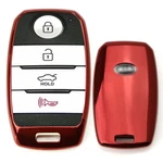 Chrome Red Tpu Key Fob Case Cover Kia Optima K5 Sorento Carens Forte Soul. Fixed Price $10.19.