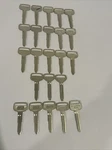 23 - Toyota Curtis Ilco Usa Mixed Lot Of Ignition Uncut Key Blanks *read. Fixed Price $19.99.