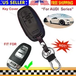 Genuine Leather Remote Fob Case Cover Skin Protector For Audi Smart Key. Fixed Price $16.97.