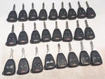 Lot Of 25 Oem Dodge Jeep Key Fob Remotes 0HT692427AA 3 Buttons. Fixed Price $125.00.