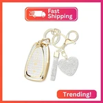Simocky Fit For Chevy Fob Cover With Diamond Keychain, Compatible Chevr. Fixed Price $19.21.