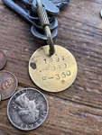1997 Ford F-350 Truck Solid Brass Key Fob. Fixed Price $14.95.