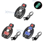 Carbon Fiber Pattern W/silicone Button Cover Key Fob Case Skin For Mercedes-benz. Fixed Price $14.99.