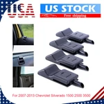 For 07-14 Chevy Gmc Silverado Sierra 4PCS Door Lock Knobs Front/rear Ebony Black. Fixed Price $6.84.
