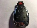 Fcc ID:IYZDC10 Oem Mercedes Benz 4 Button Smart Keyless Remote Silver K3333D. Fixed Price $33.33.