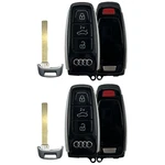 Oem Audi Smart Fob Remote Transmitter Keyless + Uncut Insert IYZ-AK2. Fixed Price $44.99.