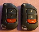 Oem 20-21 Gladiator / 18-21 Wrangler Keyless Flip Remote Fob -LOTX2- 68292942AA. Fixed Price $40.00.