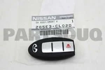 285E3CL02D Genuine Nissan Switch Assy-smart Keyless 285E3-CL02D. Fixed Price $94.65.