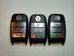 Lot Of 3 Oem Kia Smart Key Remotes NYOSYEC4FOB1611 Buttons. Fixed Price $54.00.