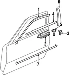 Genuine Gm Belt Weather-strip 10311255. Fixed Price $45.11.