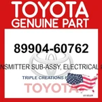 89904-60762 Genuine Toyota Transmitter Sub-assy Electrical Key 8990460762 Oem. Fixed Price $197.98.