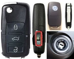 Oem Hella Vw Keyless Car Remote Entry Control Flip Fob Hlo 1J0 959 753 Dc. Fixed Price $28.96.