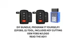 Diy Bundle For 2014-2019 Toyota Highlander Smart Remote Key Fob HYQ14FBA Ag. Fixed Price $149.99.
