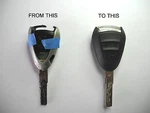 We Will Upgrade Your Porsche 2005-2012 3 Button 987 + Targa Key Head For You!. Fixed Price $89.95.