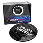Black Real Carbon Fiber Keyless Engine Push Start Button For Cadillac Chevy Gmc. Fixed Price $18.09.