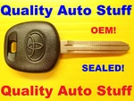 Oem New Genuine Toyota RAV4 Corolla Camry Sequoia Chip Master Key 89785-0D170. Fixed Price $32.92.